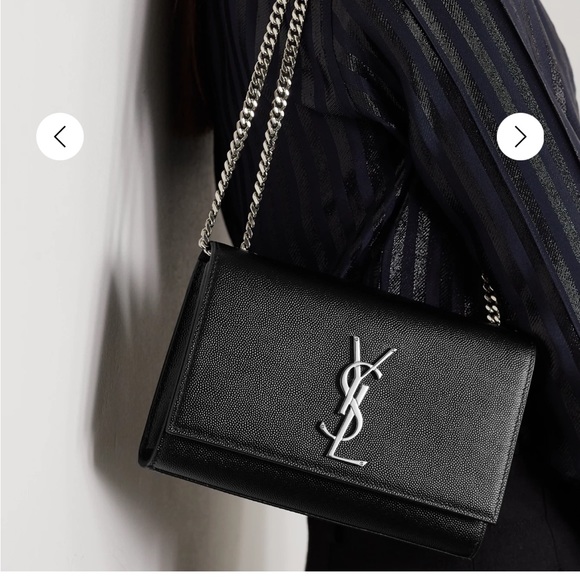 Amazing condition Saint Laurent Kate bag. Black with silver hardware. - Picture 2 of 5